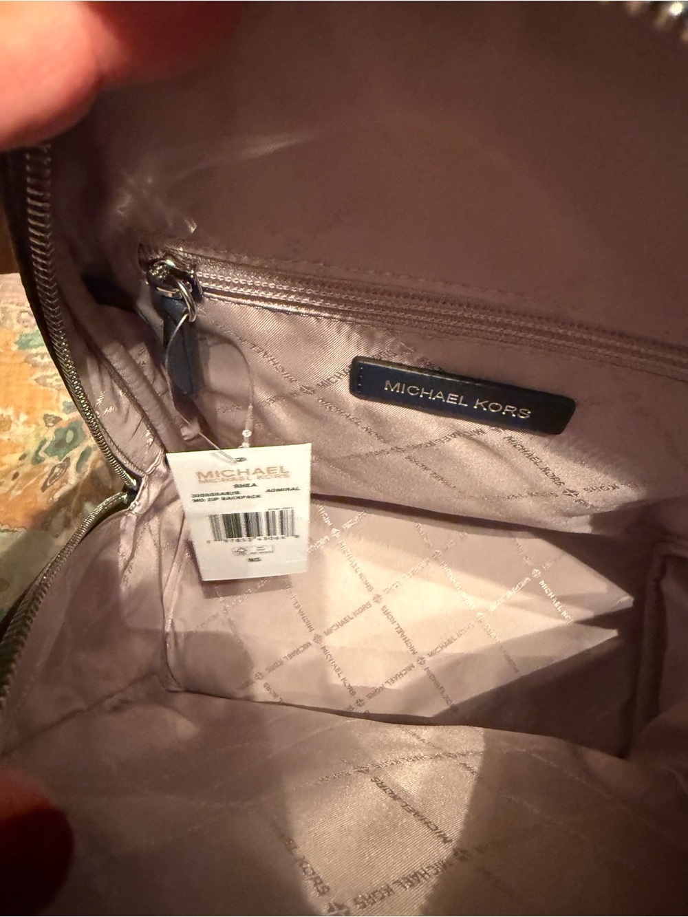 Michael Kors Rhea Medium Signature Backpack - Picture 5 of 5